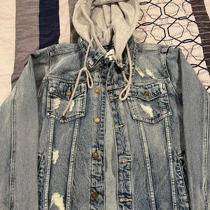 Mens Fashion Nova Denim Jacket/Sweater NWT